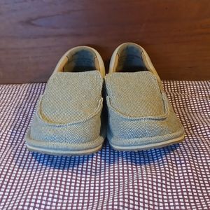 Khaki kids dress shoes